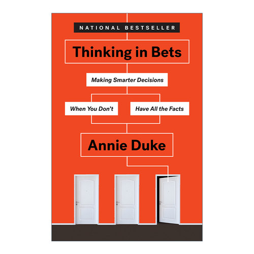对赌 英文原版 Thinking in Bets 信息不足时如何做出明智决策 精装 Annie Duke 英文版 进口英语原版书籍