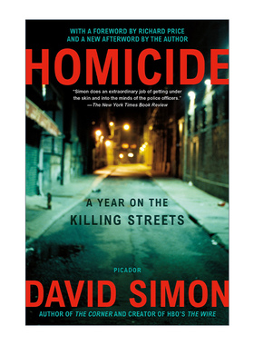 凶年 美剧火线编剧 英文原版 Homicide A Year on the Killing Streets 英文版 进口英语原版书籍