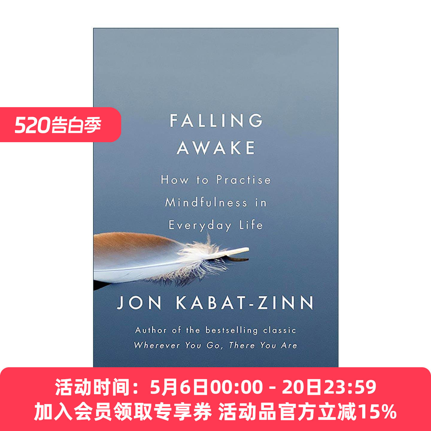 英文原版 Falling Awake 觉醒 日常生活中的正念修炼 乔恩·卡巴金 英文版 进口英语原版书籍