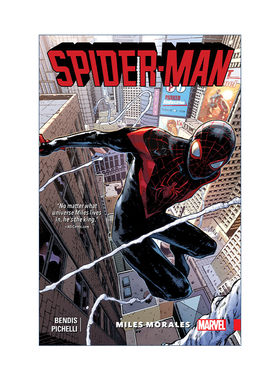 英文原版 Spider-Man Miles Morales Vol. 1 蜘蛛侠 迈尔斯·莫拉莱斯 卷一 漫威漫画 Brian Michael Bendis 英文版 进口书籍