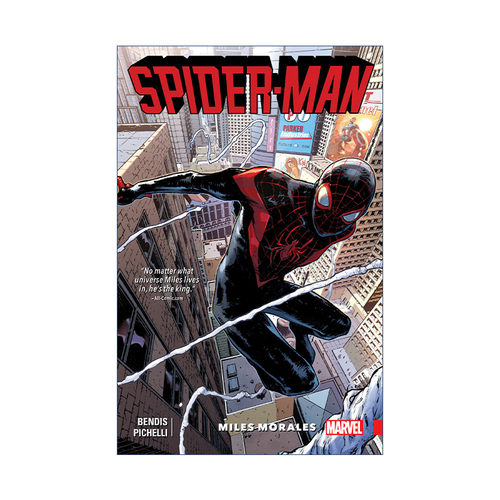 英文原版 Spider-Man Miles Morales Vol. 1 蜘蛛侠 迈尔斯·莫拉莱斯 卷一 漫威漫画 Brian Michael Bendis 英文版 进口书籍
