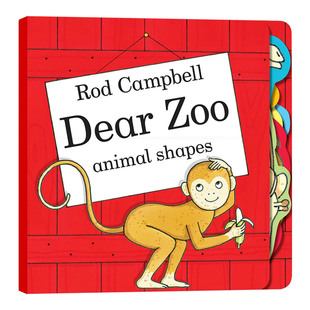 英文原版 Animal 动物园 形状 Campbell 书籍 亲爱 Rod Dear 动物 英文版 Shapes Zoo 进口原版 儿童英语启蒙认知益智绘本