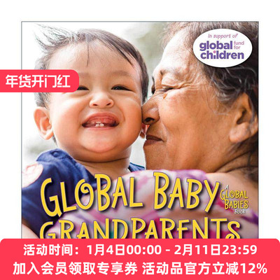 英文原版 Global Baby Grandparents Global Babies 全球宝宝系列 祖父母 儿童绘本 纸板书 Maya Ajmera 英文版 进口英语原版书籍
