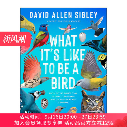 英文原版 What It's Like to Be a Bird Adapted for Young Readers 何以为鸟 西布利的鸟类世界 青少年版 观鸟指南 自然科普百科