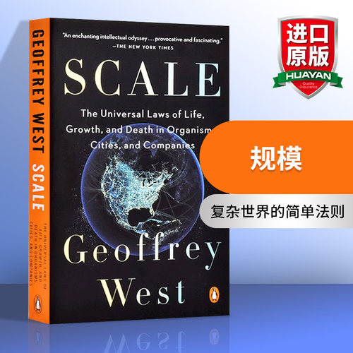 英文原版 Scale 规模 复杂世界的简单法则 英文版 - 封面