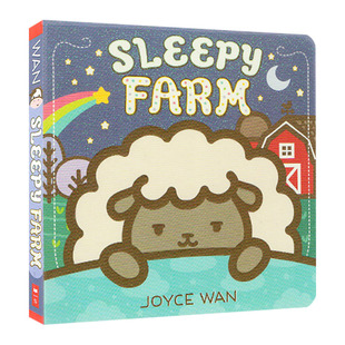 Sleepy 亲子互动纸板翻翻书 英文版 英语书籍 打瞌睡 Flap 进口原版 Lift Farm Book the 英文原版 捉迷藏游戏玩具书 农场