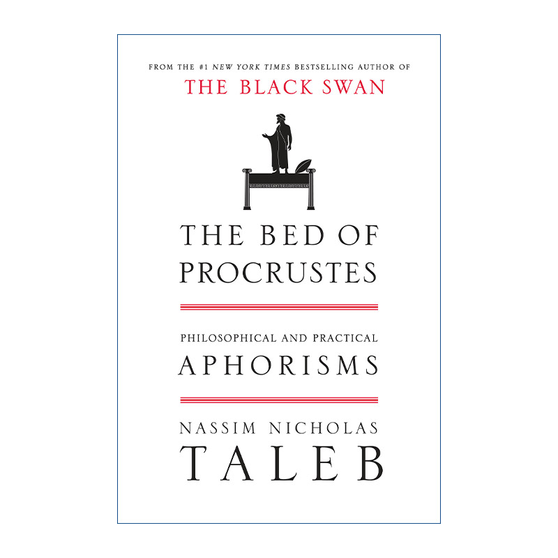 英文原版 The Bed of Procrustes随机生存的智慧黑天鹅语录社会哲学 Nassim Nicholas Taleb精装英文版进口英语原版书籍-封面