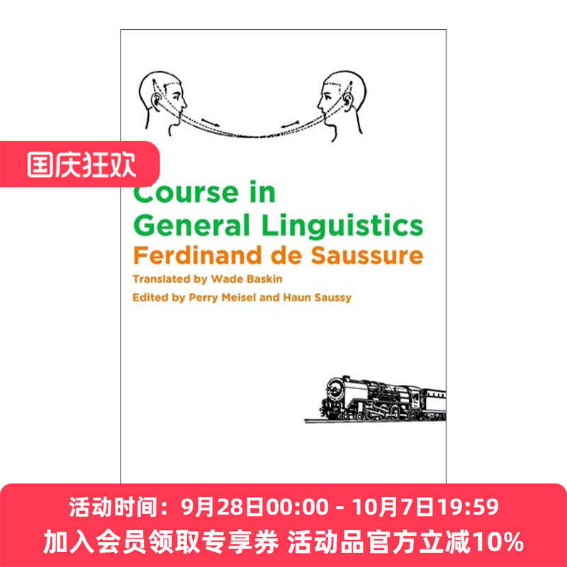 普通语言学教程 英文原版 Course in General Linguistics 现代语言学之父Ferdinand de Saussure索绪尔 英文版 进口英语原版书籍