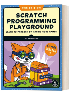 英文原版 Scratch 3 Programming Playground 编程乐园3 轻松制作炫酷的游戏 Al Sweigart 英文版 进口英语原版书籍