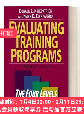 如何做好培训评估 英文原版 Evaluating Training Programs 柯式四级评估法 第3版 Donald L. Kirkpatrick 精装 英文版 进口英语书