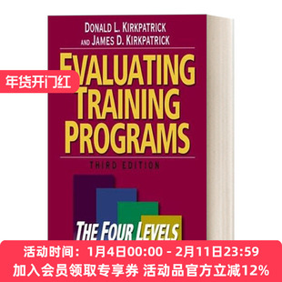 如何做好培训评估 英文原版 Evaluating Training Programs 柯式四级评估法 第3版 Donald L. Kirkpatrick 精装 英文版 进口英语书