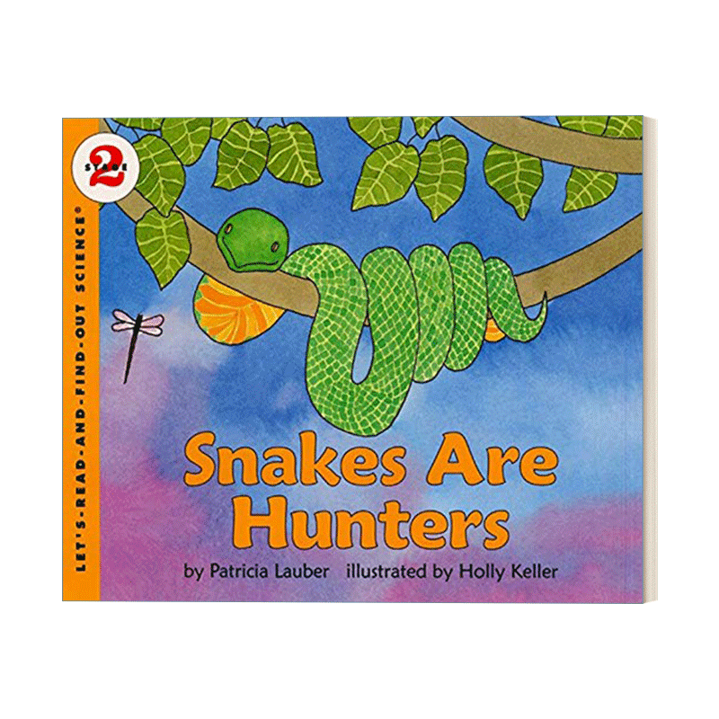 英文原版 Let's Read and Find Out 2 Snakes Are Hunters 自然科学启蒙L2 蛇是猎人 英文版 进口英语原版书籍