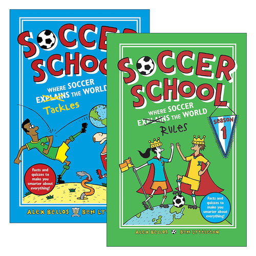 英文原版 Soccer School Season Where Soccer Explains Rules/Tackles the World 足球学校2册 绘本 英文版 进口英语原版书籍
