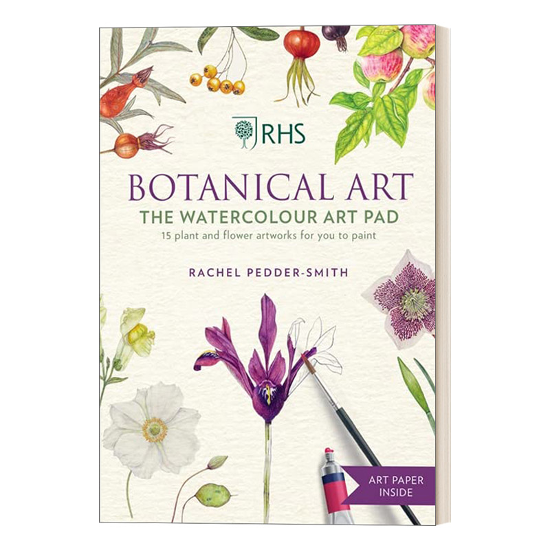 皇家植物学院植物水彩画板 英文原版 RHS Botanical Art Watercolour Pad 画册 英文版 进口英语原版书籍