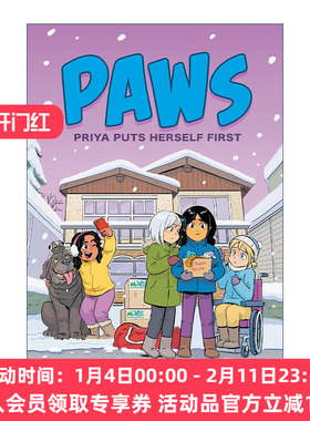 爪子系列  英文原版 PAWS Priya Puts Herself First 普丽娅把自己放在第一位 儿童精装漫画 英文版 进口英语原版书籍