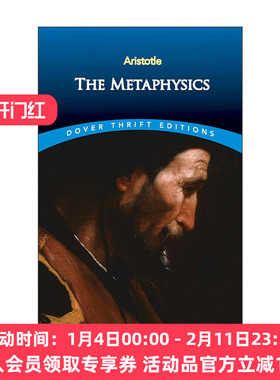 英文原版 The Metaphysics 形而上学 Aristotle亚里士多德 哲学 Dover Thrift Editions 英文版 进口英语原版书籍