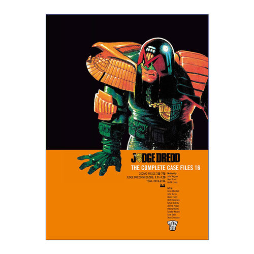 特警判官  英文原版 Judge Dredd Case File 16 漫画合集16 英文版 进口英语原版书籍