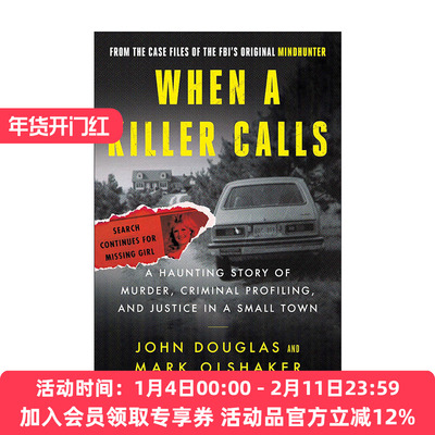 英文原版 When a Killer Calls 杀手来电 约翰·道格拉斯 FBI思维猎人案列 英文版 进口英语原版书籍