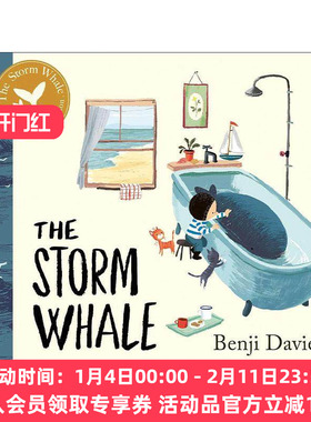英文原版 The Storm Whale 那天来的鲸鱼 10周年精装纪念版 Benji Davies绘本 英文版 进口英语原版书籍