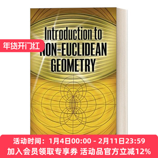 非欧几里得几何导论 英文原版 Introduction to Non-Euclidean Geometry 英文版 进口英语原版书籍