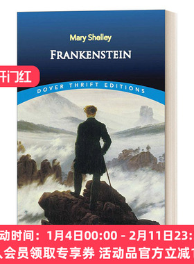 弗兰肯斯坦 英文原版 Frankenstein 科幻小说之母玛丽雪莱 Dover Thrift Editions 英文版 进口英语原版书籍