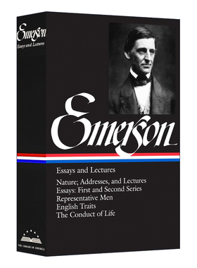 英文原版 Ralph Waldo Emerson Essays and Lectures 爱默生散文集与讲演录 精装 英文版 进口英语原版书籍
