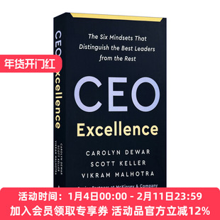 英文原版 CEO Excellence 卓越的CEO 区分优秀领导者的六种思维模式 英文版 进口英语原版书籍
