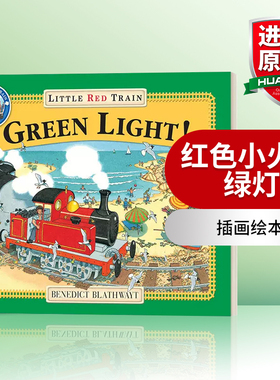 英文原版 The Little Red Train Green Light 红色小火车 绿灯 英文版 进口英语原版书籍