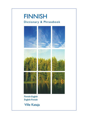 芬兰语-英语双解词典与常用语手册 原版 Finnish-English English-Finnish Dictionary and Phrasebook 进口原版书籍