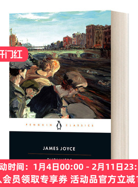 英文原版小说 Dubliners 都柏林人 爱尔兰意识流作家 詹姆斯乔伊斯 Penguin Classics 英文版 进口英语原版书籍