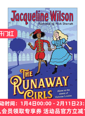 英文原版 The Runaway Girls 逃家少女 杰奎琳·威尔逊儿童故事书 英文版 进口英语原版书籍