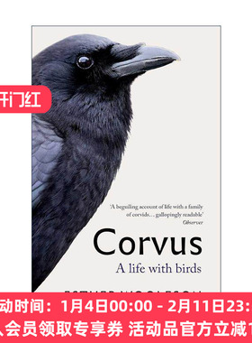 英文原版 Corvus 与鸦为伴 Esther Woolfson 回忆录 自然历史写作 英文版 进口英语原版书籍