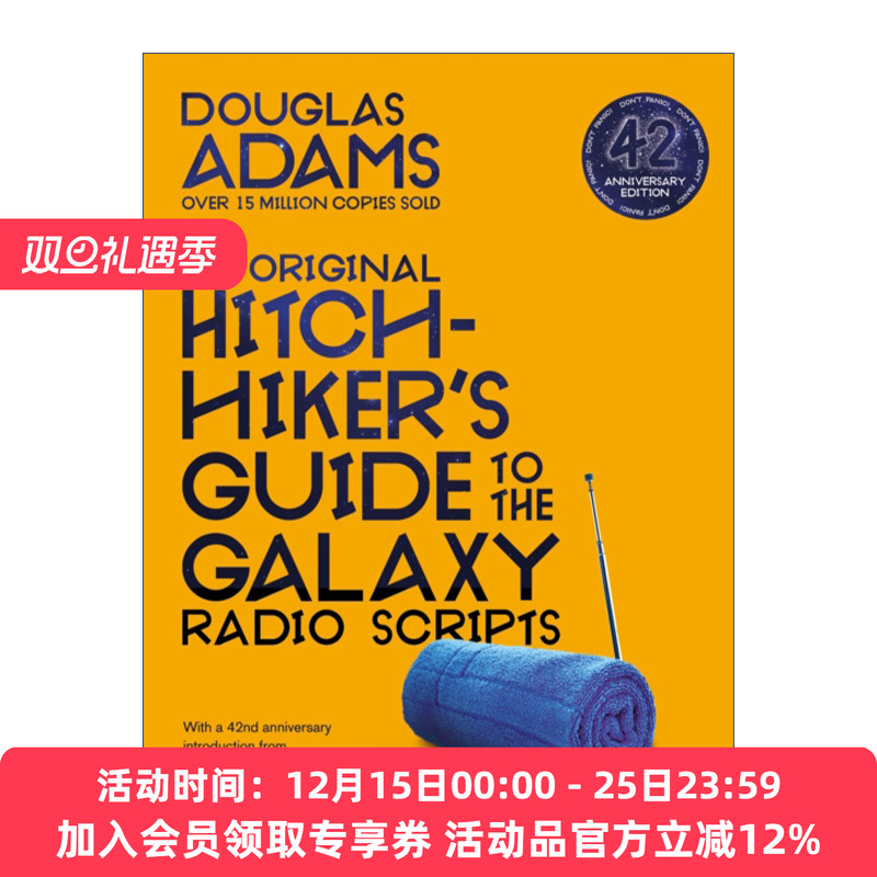 银河系搭车客指南广播脚本  英文原版 The Original Hitchhiker's Guide to the Galaxy Radio Scripts 英文版 进口英语原版书籍