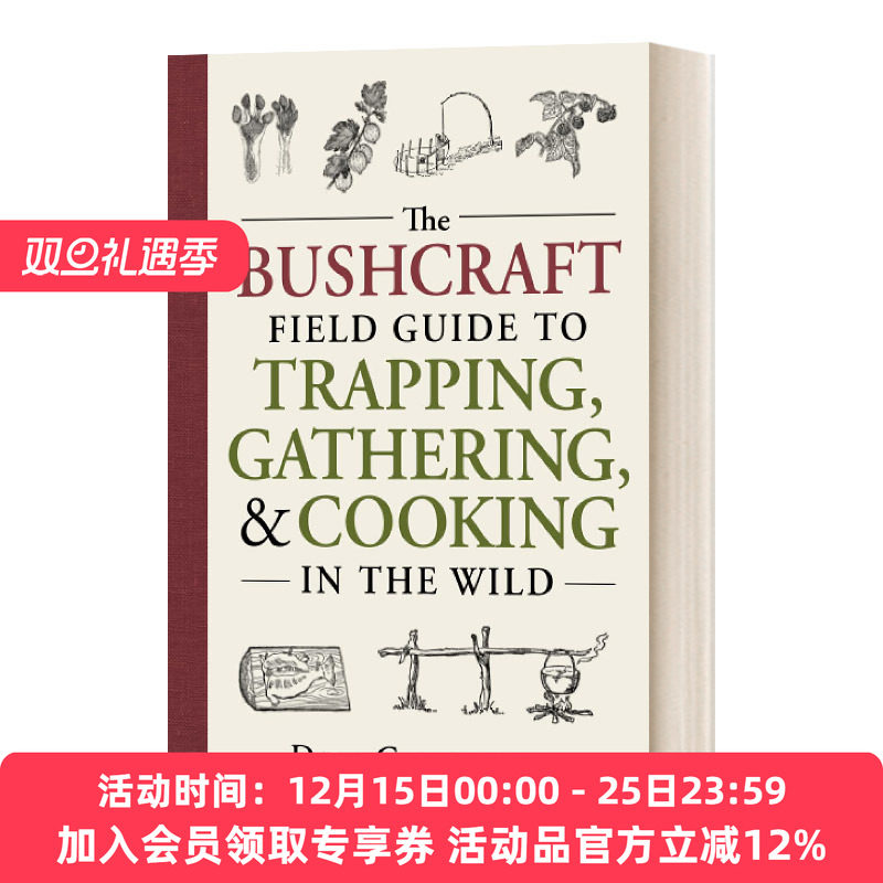 英文原版 The Bushcraft Field Guide to Trapping  Gathering  and Cooking in the Wild 野外生存指南 英文版 进口英语原版书籍