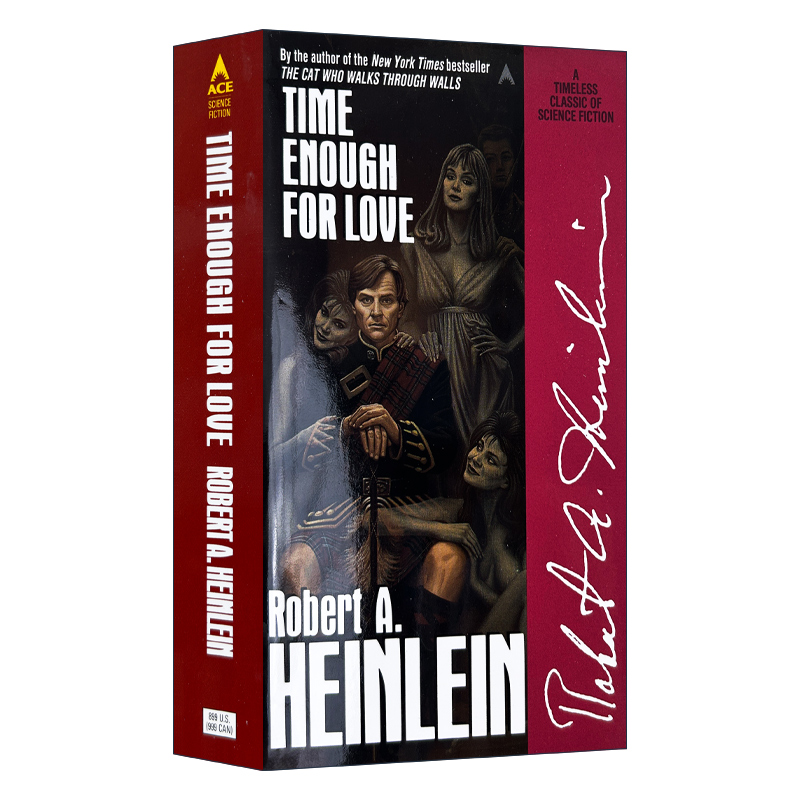 英文原版小说 Time Enough For Love 时间足够爱你 科幻小说 Robert A. Heinlein海因莱因 英文版 进口英语原版书籍