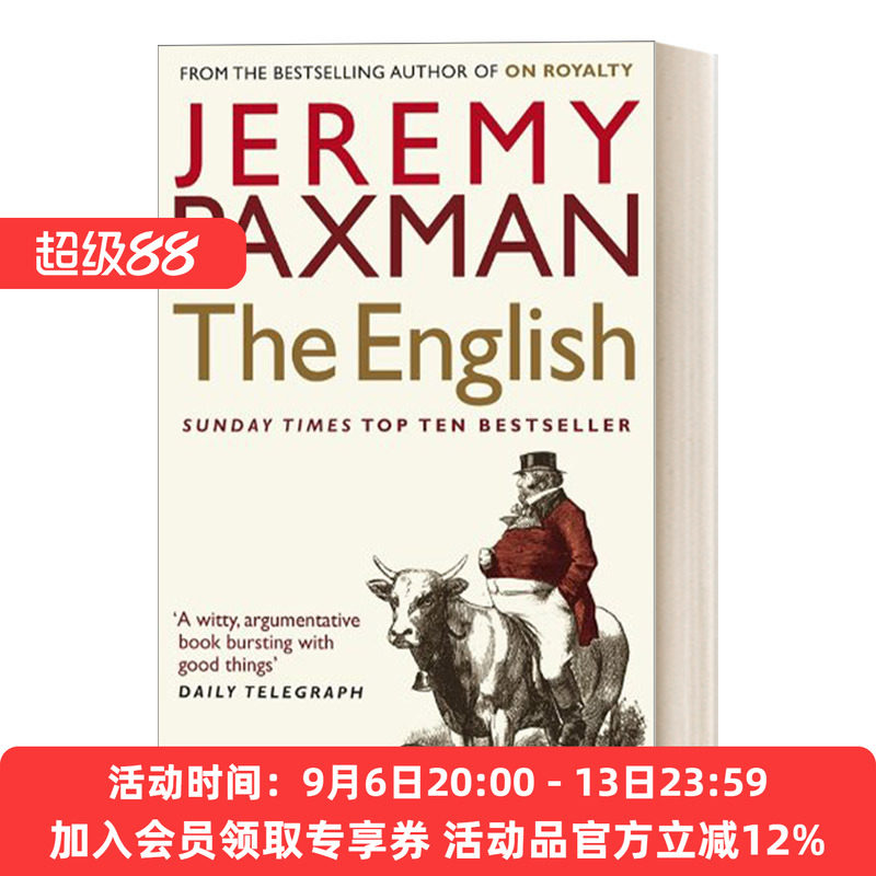 英格兰人 英文原版 The English 一个民族的写照 杰里米·帕克斯曼 英文版 进口英语原版书籍