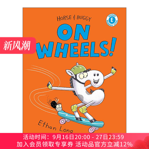 英文原版 Horse & Buggy on Wheels I Like to Read Level E 马和马车系列 在轮子上 儿童分级读物启蒙绘本 进口英语原版书籍