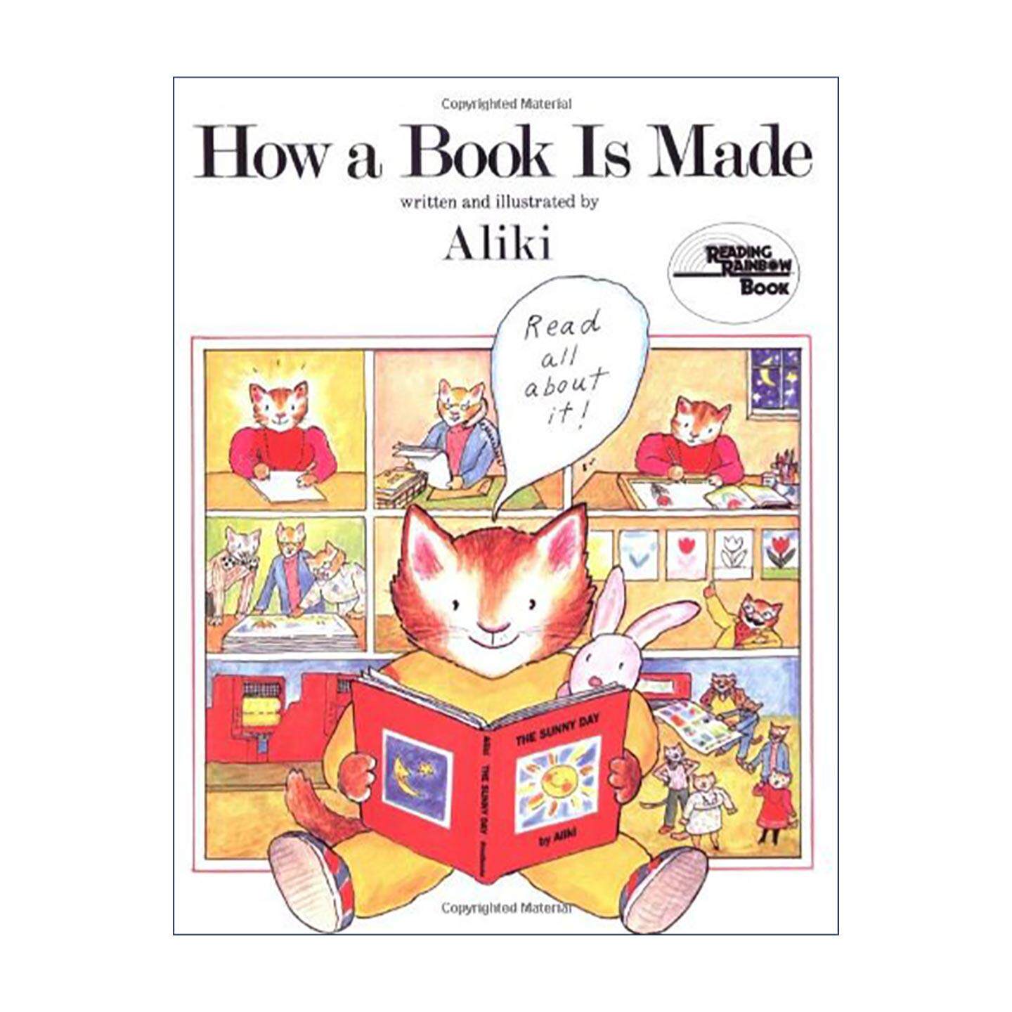 英文原版 How a Book Is Made 一本书是如何制作的 图画书 英文版 进口英语原版书籍