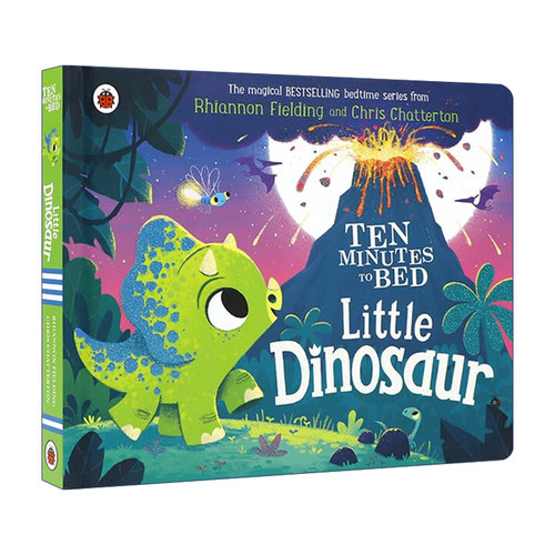 十分钟睡前故事 英文原版绘本 Ten Minutes to Bed Little Dinosaur 小恐龙 纸板书 英文版 进口英语原版书籍
