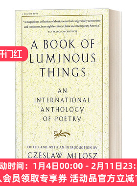 华研原版 英文原版 A Book of Luminous Things 米沃什诗集 明亮事物之书 Czeslaw Milosz 英文版 进口英语原版书籍