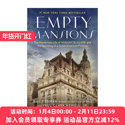 英文原版 Empty Mansions 空虚的豪宅 美国神秘女富豪的传奇人生 传记 Bill Dedman 英文版 进口英语原版书籍