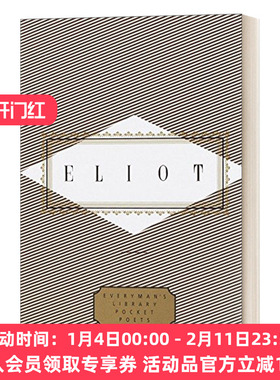 艾略特诗选 英文原版 Eliot Poems Edited by Peter Washington Everyman's Library Pocket Poets Series 人人图书馆口袋诗人系列