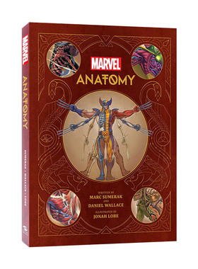 漫威超人类解剖学画册 英文原版 Marvel Anatomy A Scientific Study of the Superhuman 精装 英文版 进口英语原版书籍