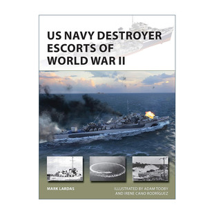 Destroyer 书籍 进口英语原版 Navy 二战美国海军护航驱逐舰 Escorts 英文版 英文原版 World 先锋武器系列 War
