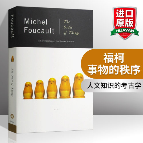 英文原版 The Order of Things 福柯 事物的秩序 英文版