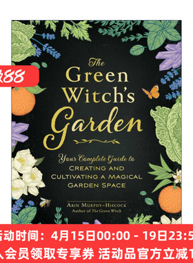 英文原版 The Green Witch's Garden 创造梦幻绿色花园 精装 英文版 进口英语原版书籍