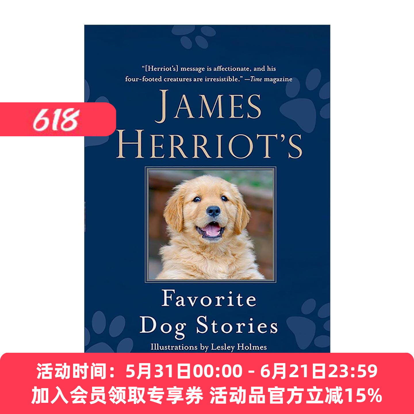 英文原版 James Herriot's Favorite Dog Stories 喜爱的狗的故事 精装 吉米哈利 英文版 进口英语原版书籍
