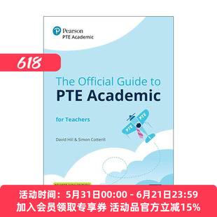 英文原版 Official Guide to PTE Academic for Teachers 官方指南PTE A教师在线实践和资源包 纸质书+在线资源+线上练习 英文版