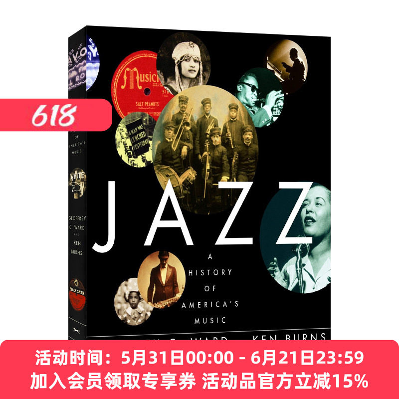 英文原版 Jazz A History of America's Music 爵士乐 美国音乐史 英文版 进口英语原版书籍