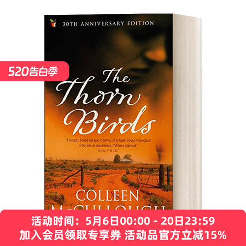 英文原版小说 The Thorn Birds 荆棘鸟 英文版 进口英语原版书籍